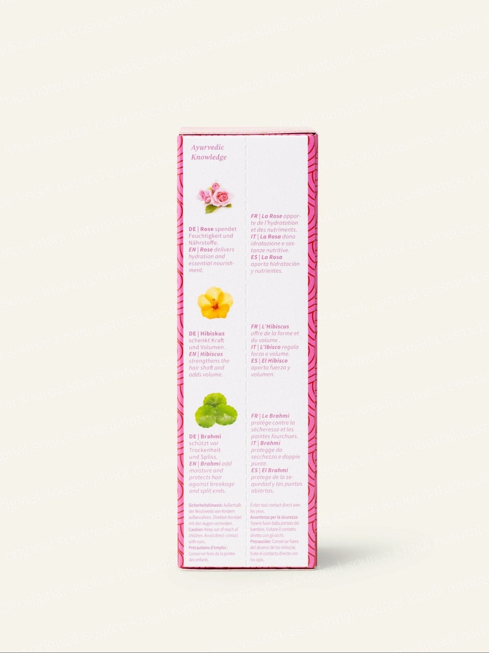 khadi Rose Repair Haaröl Seitenansicht Produktbild