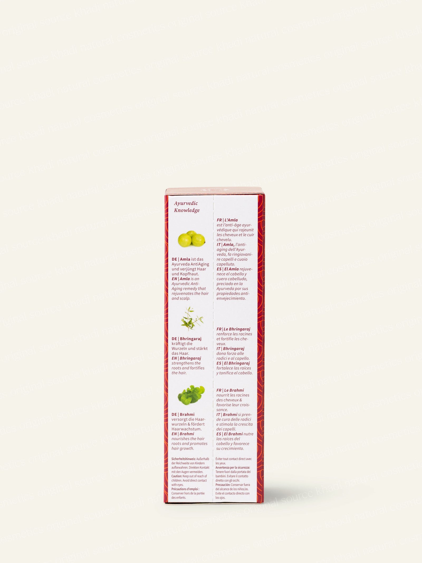 khadi Strong Amla Haaröl Seitenansicht Produktbild