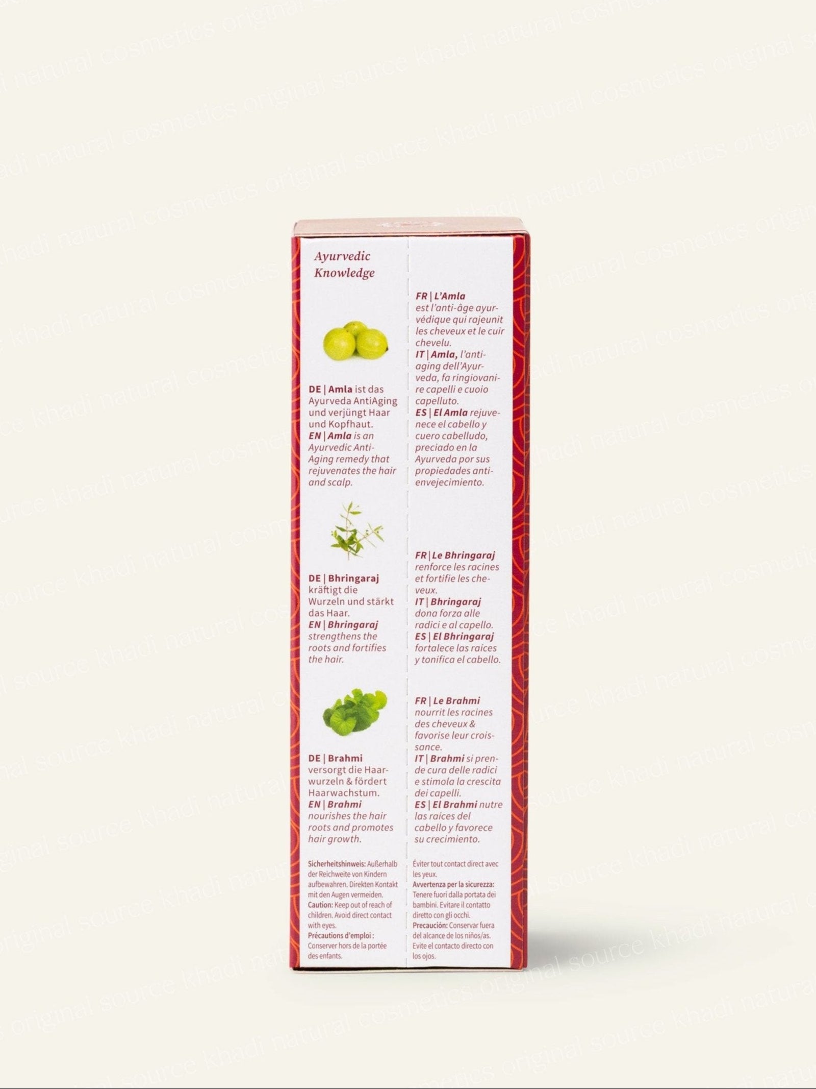 khadi Strong Amla Haaröl Seitenansicht Produktbild