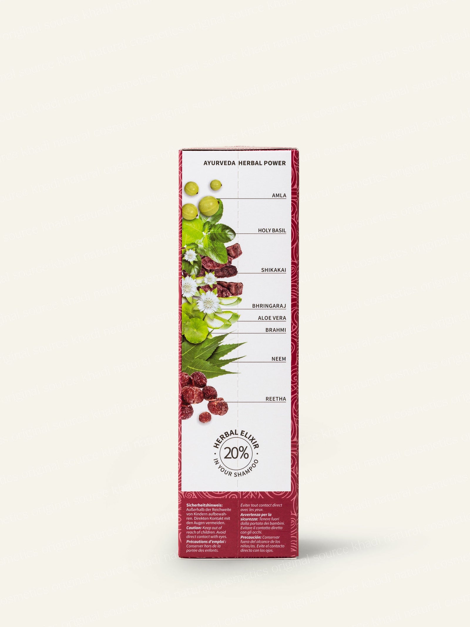 khadi Amla Volume Shampoo Seitenansicht Produktbild