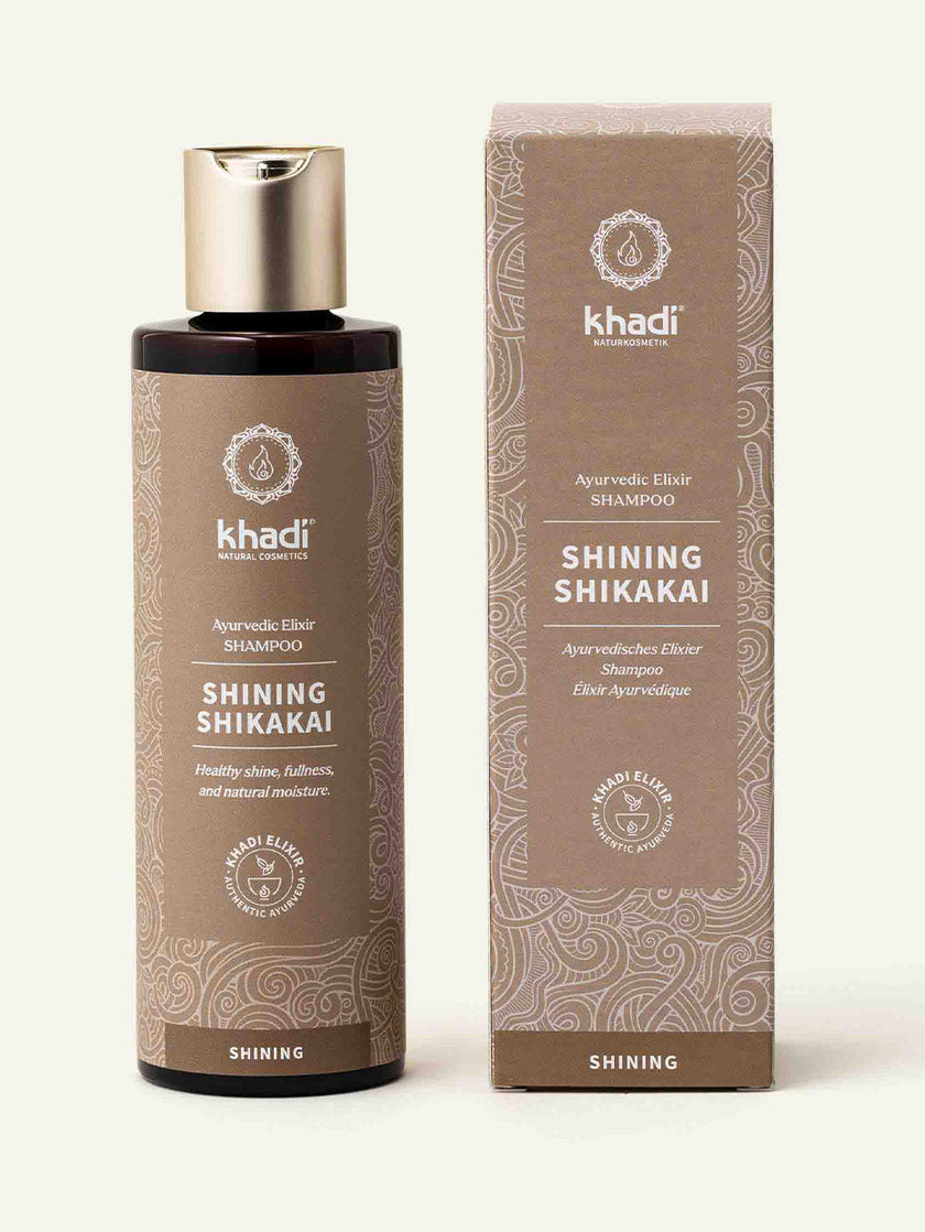 Bild von shining shikakai Shampoo, weitere Verpackung von Khadi Elixir